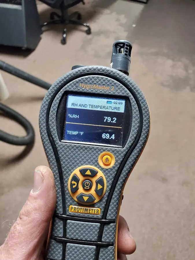 Moisture meter humidity assessment for Fire & Smoke Damage Restoration in Overland Park